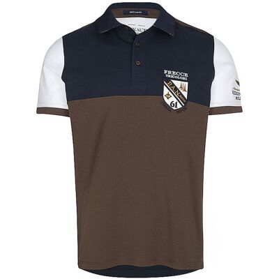 AERONAUTICA MILITARE Poloshirt braun S herren AERONAUTICA MILITARE Poloshirt braun S herren
