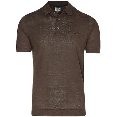 AERONAUTICA MILITARE Poloshirt braun L herren AERONAUTICA MILITARE Poloshirt braun L herren
