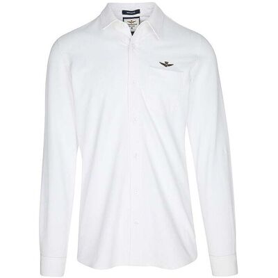 AERONAUTICA MILITARE Hemd creme M herren AERONAUTICA MILITARE Hemd creme M herren
