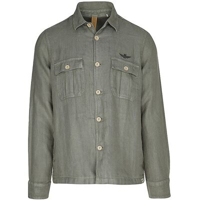 AERONAUTICA MILITARE Overshirt grün 54 herren AERONAUTICA MILITARE Overshirt grün 54 herren