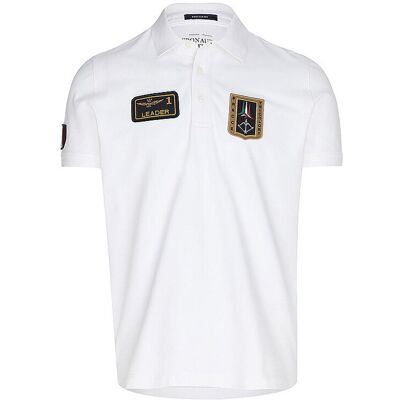 AERONAUTICA MILITARE Poloshirt creme M herren AERONAUTICA MILITARE Poloshirt creme M herren