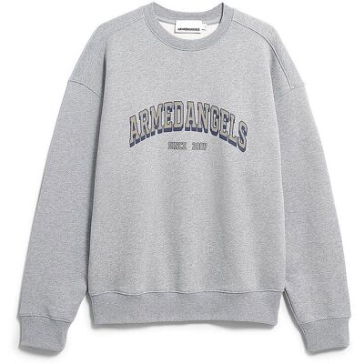 ARMEDANGELS Sweater Relaxed Fit WORDMARK hellgrau S herren ARMEDANGELS Sweater Relaxed Fit WORDMARK hellgrau S herren