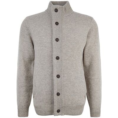 BARBOUR Strickjacke ESSENTIAL hellgrau L herren BARBOUR Strickjacke ESSENTIAL hellgrau L herren