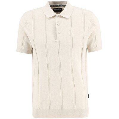 BARBOUR Poloshirt WELLBURN creme L herren BARBOUR Poloshirt WELLBURN creme L herren