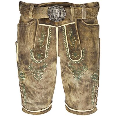 BECKERT Lederhose ST.JOHANN braun 48 herren BECKERT Lederhose ST.JOHANN braun 48 herren