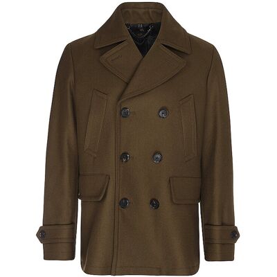 BELSTAFF Wolllmantel MILFORD PEA olive 54 herren BELSTAFF Wolllmantel MILFORD PEA olive 54 herren