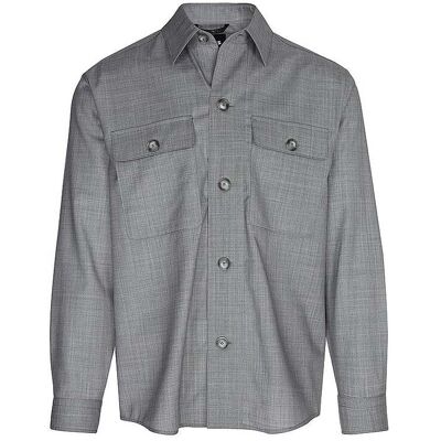 Boss Overshirt P-CARPER grau 54 herren Boss Overshirt P-CARPER grau 54 herren