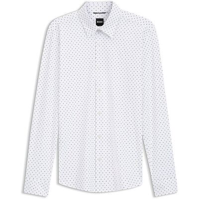 Boss Hemd Slim Fit ROAN weiss S herren Boss Hemd Slim Fit ROAN weiss S herren