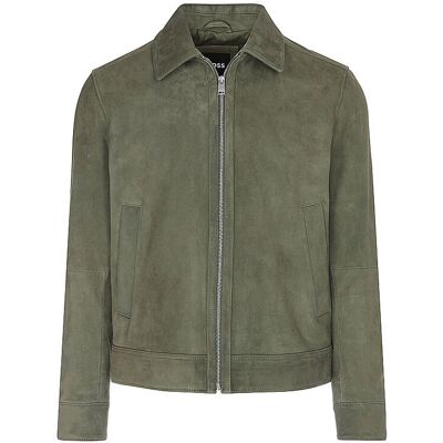 Boss Lederjacke H-MALBANO dunkelgrün 48 herren Boss Lederjacke H-MALBANO dunkelgrün 48 herren