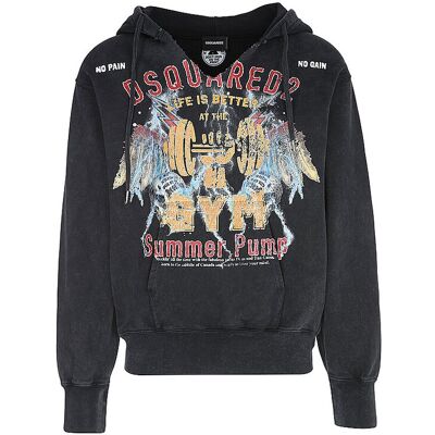 DSQUARED2 Kapuzensweater - Hoodie grau XL herren DSQUARED2 Kapuzensweater - Hoodie grau XL herren
