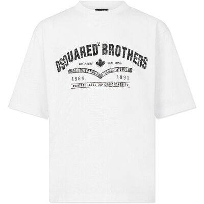 DSQUARED2 T-Shirt Loose Fit weiss M herren DSQUARED2 T-Shirt Loose Fit weiss M herren