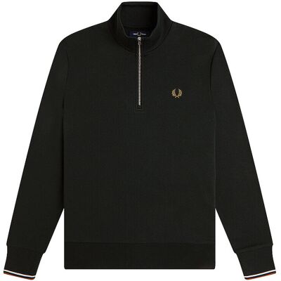 FRED PERRY Troyer Sweater dunkelgrün S Herren FRED PERRY Troyer Sweater dunkelgrün S Herren