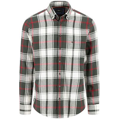 FYNCH-HATTON Flanellhemd Regular Fit grün S herren FYNCH-HATTON Flanellhemd Regular Fit grün S herren
