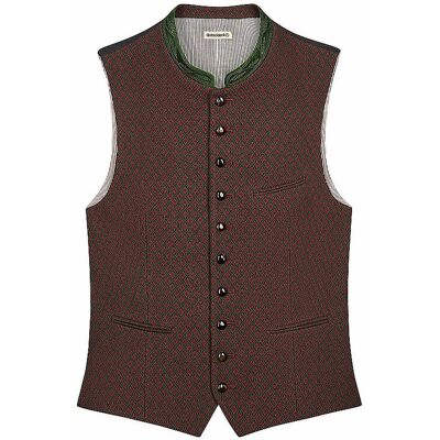 GOTTSEIDANK Trachtengilet KONSTANTIN dunkelrot 48 herren GOTTSEIDANK Trachtengilet KONSTANTIN dunkelrot 48 herren
