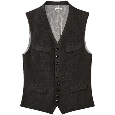 GOTTSEIDANK Trachtengilet PIUS grau 46 herren GOTTSEIDANK Trachtengilet PIUS grau 46 herren