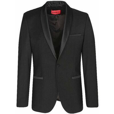 HUGO Smoking Sakko Extra Slim Fit ARTI224 schwarz 106 herren HUGO Smoking Sakko Extra Slim Fit ARTI224 schwarz 106 herren