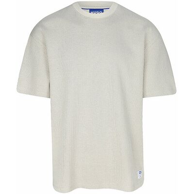 HUGO T-Shirt NUWAFFLE creme S herren HUGO T-Shirt NUWAFFLE creme S herren