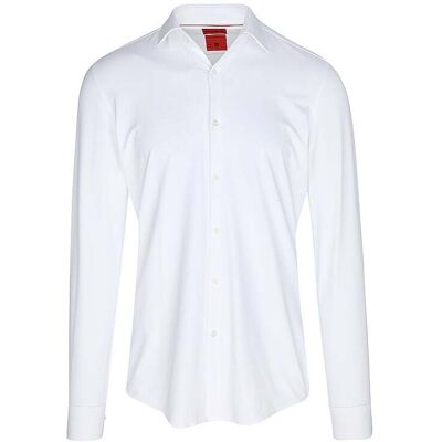 HUGO Jerseyhemd Slim Fit KENNO weiss 44 herren HUGO Jerseyhemd Slim Fit KENNO weiss 44 herren