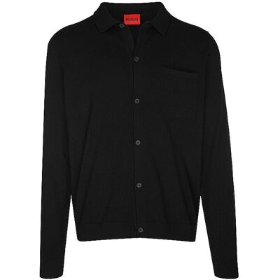 HUGO Strickjacke San Jordan-CV schwarz S herren HUGO Strickjacke San Jordan-CV schwarz S herren