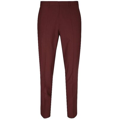 HUGO Anzughose Slim Fit HESTEN dunkelrot 54 Herren HUGO Anzughose Slim Fit HESTEN dunkelrot 54 Herren