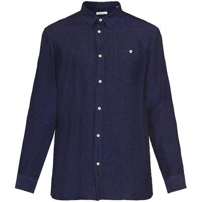 KNOWLEDGE COTTON APPAREL Leinenhemd dunkelblau S herren KNOWLEDGE COTTON APPAREL Leinenhemd dunkelblau S herren
