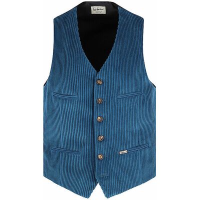 LUIS TRENKER Trachtengilet LUSEBASTIAN blau 48 herren LUIS TRENKER Trachtengilet LUSEBASTIAN blau 48 herren