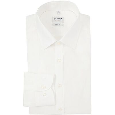 OLYMP LEVEL FIVE Hemd Body Fit Extralange Ärmel weiss 38 herren OLYMP LEVEL FIVE Hemd Body Fit Extralange Ärmel weiss 38 herren