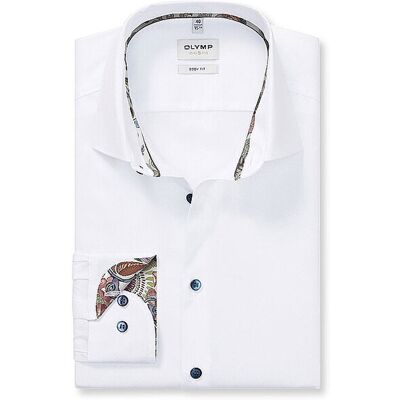 OLYMP LEVEL FIVE Hemd Slim Fit weiss 43 herren OLYMP LEVEL FIVE Hemd Slim Fit weiss 43 herren