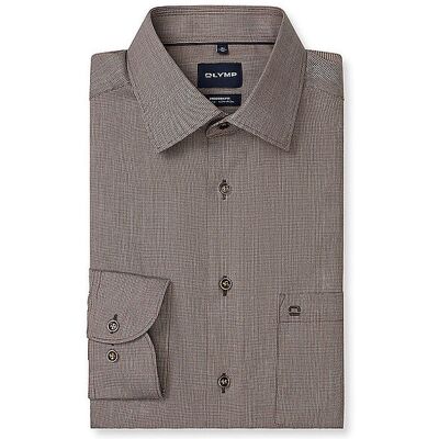 OLYMP Hemd Slim Fit hellbraun 40 herren OLYMP Hemd Slim Fit hellbraun 40 herren