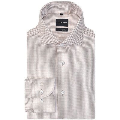 OLYMP Hemd hellbraun 40 herren OLYMP Hemd hellbraun 40 herren