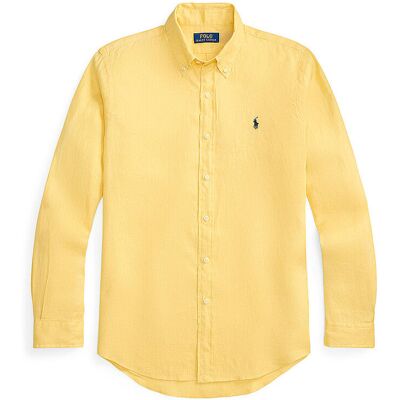POLO RALPH LAUREN Leinenhemd Custom Fit gelb XL herren POLO RALPH LAUREN Leinenhemd Custom Fit gelb XL herren