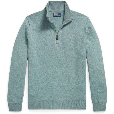 POLO RALPH LAUREN Troyer Pullover Regular Fit türkis M Herren POLO RALPH LAUREN Troyer Pullover Regular Fit türkis M Herren