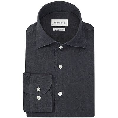 PROFUOMO Leinenhemd dunkelblau 44 herren PROFUOMO Leinenhemd dunkelblau 44 herren