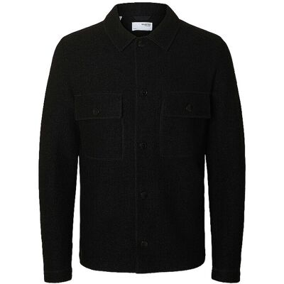 SELECTED Overshirt SLHNEALY schwarz M herren SELECTED Overshirt SLHNEALY schwarz M herren