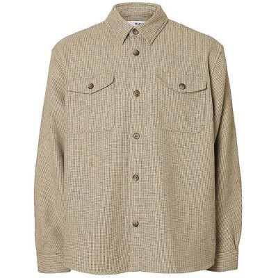 SELECTED Overshirt SLHRLXPABLO beige L herren SELECTED Overshirt SLHRLXPABLO beige L herren