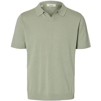 SELECTED Poloshirt SLHMATTIS grau S herren SELECTED Poloshirt SLHMATTIS grau S herren