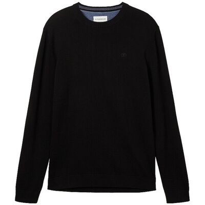 TOM TAILOR Pullover schwarz XXXL Herren TOM TAILOR Pullover schwarz XXXL Herren