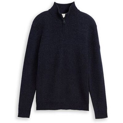 TOM TAILOR Troyer Pullover blau XXL herren TOM TAILOR Troyer Pullover blau XXL herren