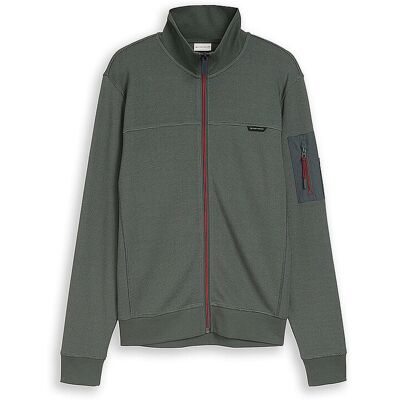 TOM TAILOR Sweatjacke olive L herren TOM TAILOR Sweatjacke olive L herren