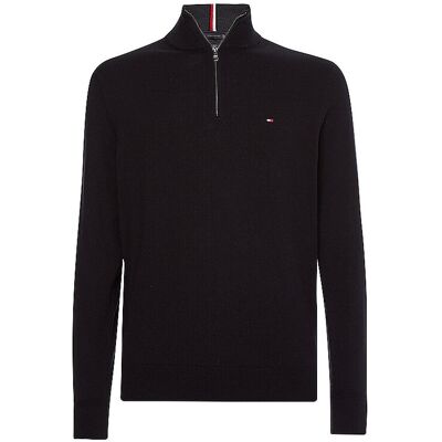 Tommy Hilfiger Troyer Pullover schwarz M herren Tommy Hilfiger Troyer Pullover schwarz M herren