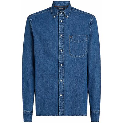 Tommy Hilfiger Jeanshemd blau M herren Tommy Hilfiger Jeanshemd blau M herren
