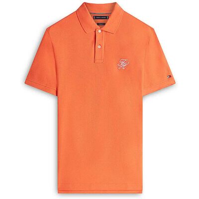 Tommy Hilfiger Poloshirt TH SCRIPT orange L herren Tommy Hilfiger Poloshirt TH SCRIPT orange L herren