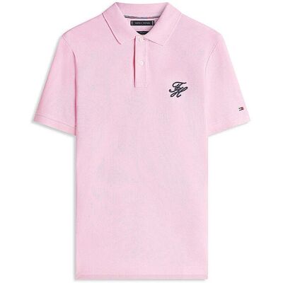 Tommy Hilfiger Poloshirt TH SCRIPT rosa XL herren Tommy Hilfiger Poloshirt TH SCRIPT rosa XL herren
