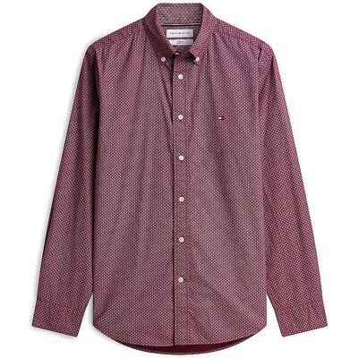 Tommy Hilfiger Hemd dunkelrot S herren Tommy Hilfiger Hemd dunkelrot S herren