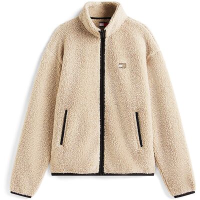 TOMMY JEANS Fleecejacke creme S herren TOMMY JEANS Fleecejacke creme S herren