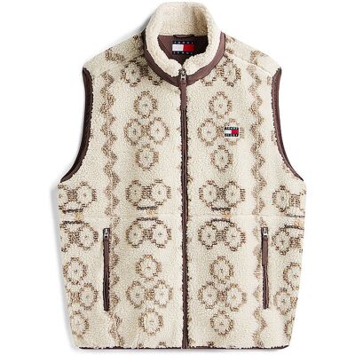 TOMMY JEANS Gilet creme XL herren TOMMY JEANS Gilet creme XL herren