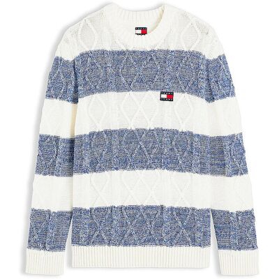 TOMMY JEANS Pullover weiss L herren TOMMY JEANS Pullover weiss L herren