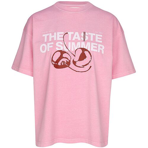 ANOTHER COTTON LAB T-Shirt TASTE OF SUMMER pink XS damen