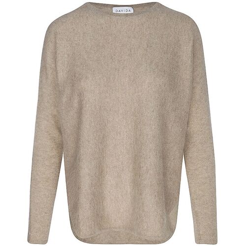 DAVIDA Kaschmirpullover beige XS damen
