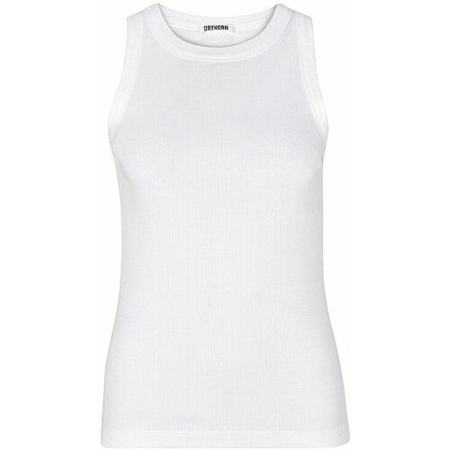 DRYKORN Tanktop Tight Fit OLINA weiss S damen